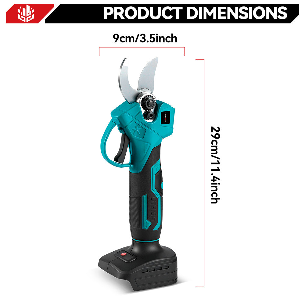 ONEVAN 30mm Brushless Electric Pruning Shear Compatible with Extension Pole