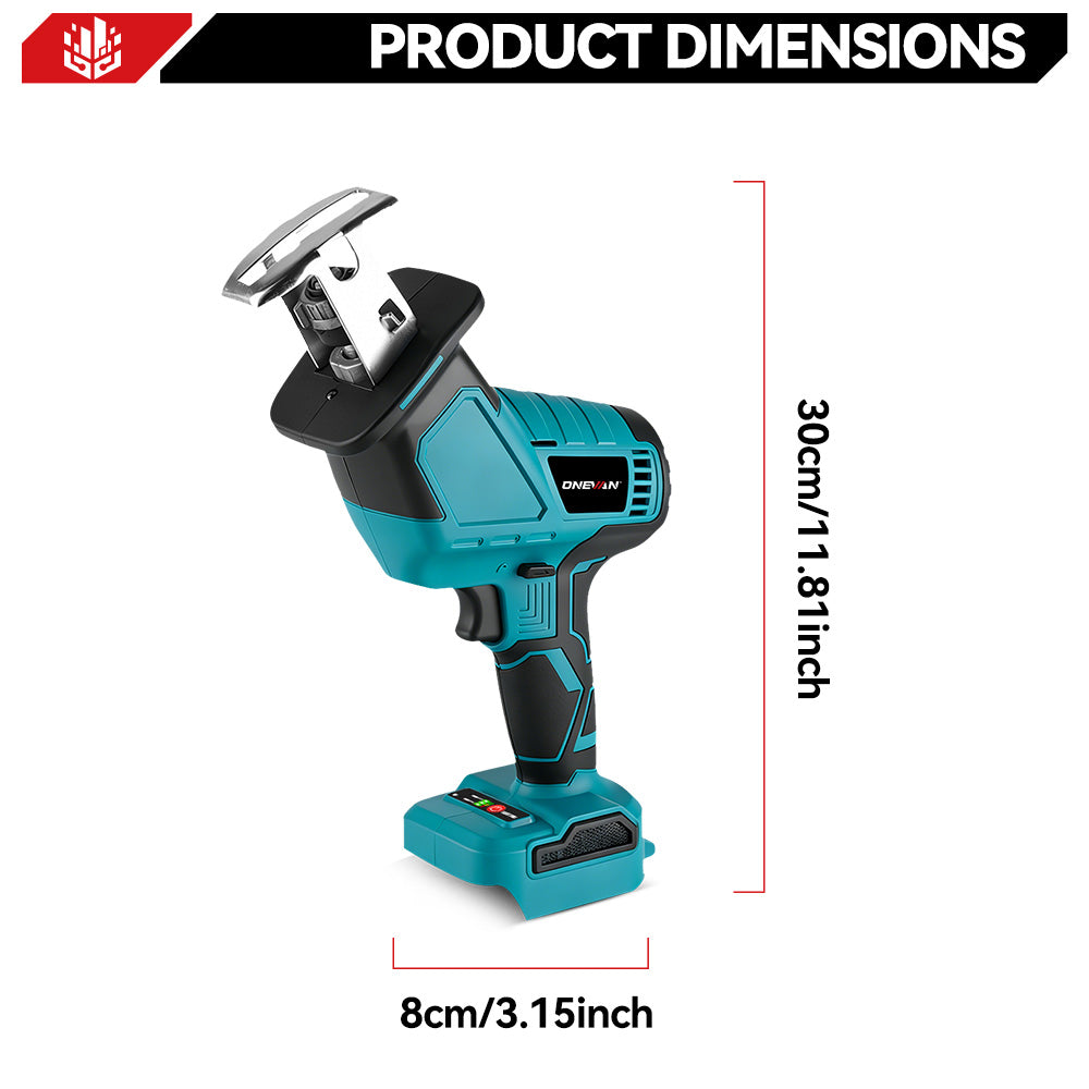 ONEVAN 15mm Brushless Cordless Reciprocating Saw | For Makita 18V Battery