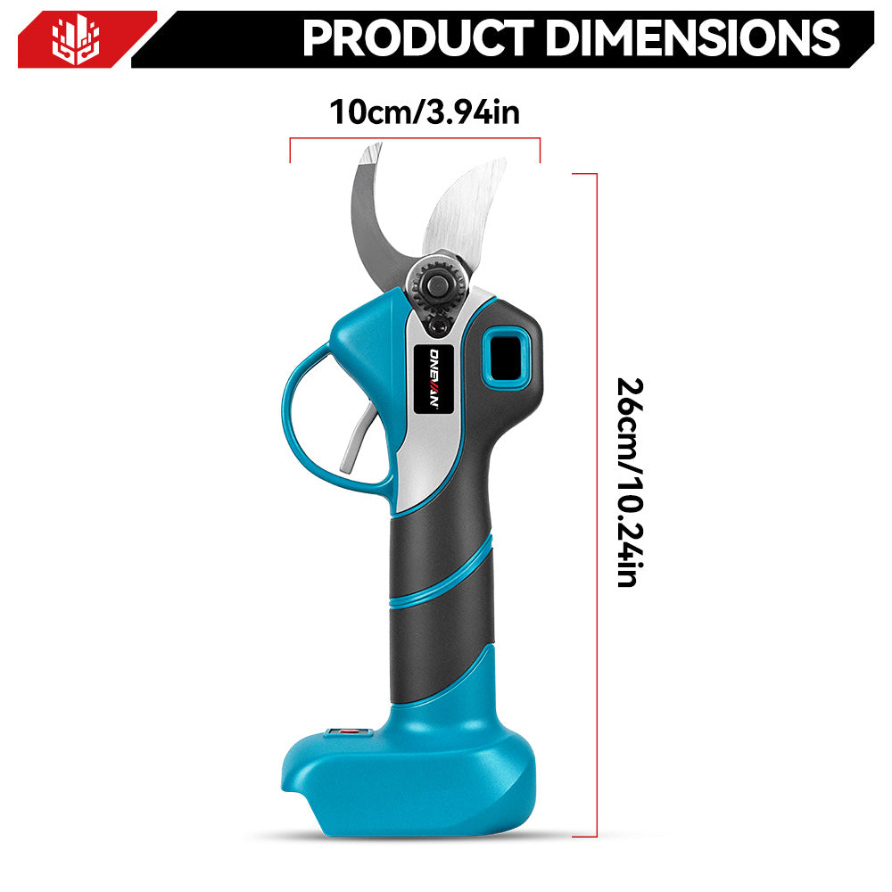ONEVAN 30mm Brushless Cordless Pruning Shears Kit (2-Speed) | For Makita 18V Battery