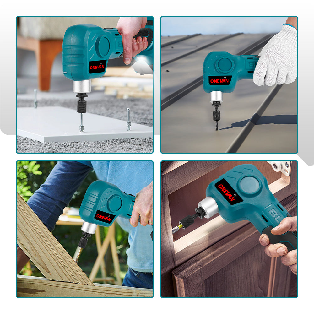 ONEVAN 20V Brushless Cordless Auto Hammer For Makita 18V Battery