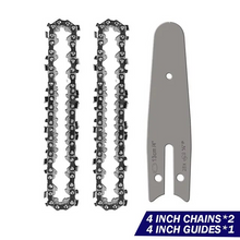 ONEVAN 4/6 Inch Chain Guide Electric Chainsaw Chains and Guide