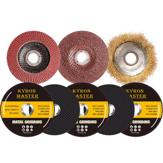 ONEVAN 125mm Grinding wheel Metal Polishing Sheet Set Cutting Disc For 125mm Brushless Angle Grinder