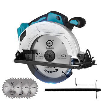 ONEVAN 180mm Brushless Cordless Electric Circular Saw | For Makita 18V Battery