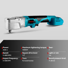 ONEVAN 1/2" 1800N·m Impact Wrench & 1000N·m Ratchet Wrench Brushless Cordless 2‑Pc. Combo Kit 6.0Ah