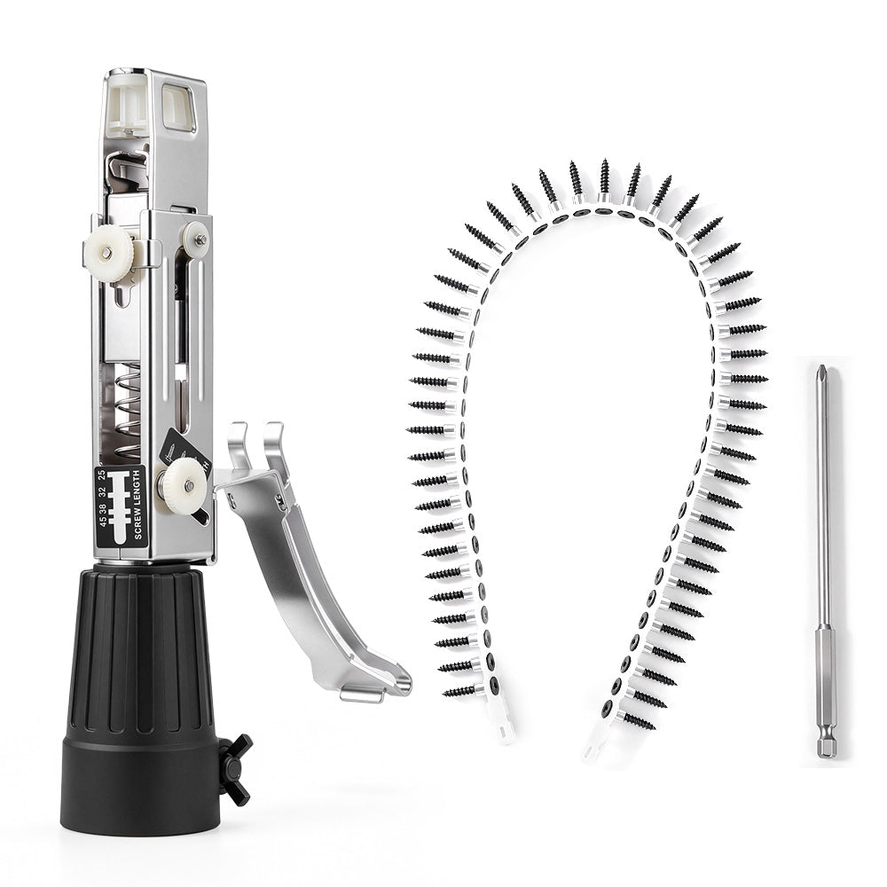ONEVAN Collated Screw Gun Attachment with Adjustable Screw Depth & Length