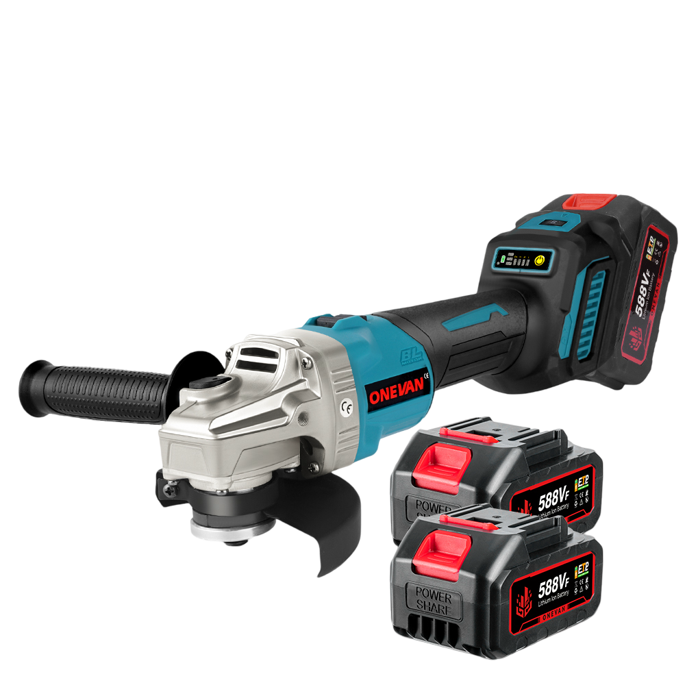 ONEVAN 125mm Brushless Cordless Angle Grinder 6 Gears | For Makita 18V Battery