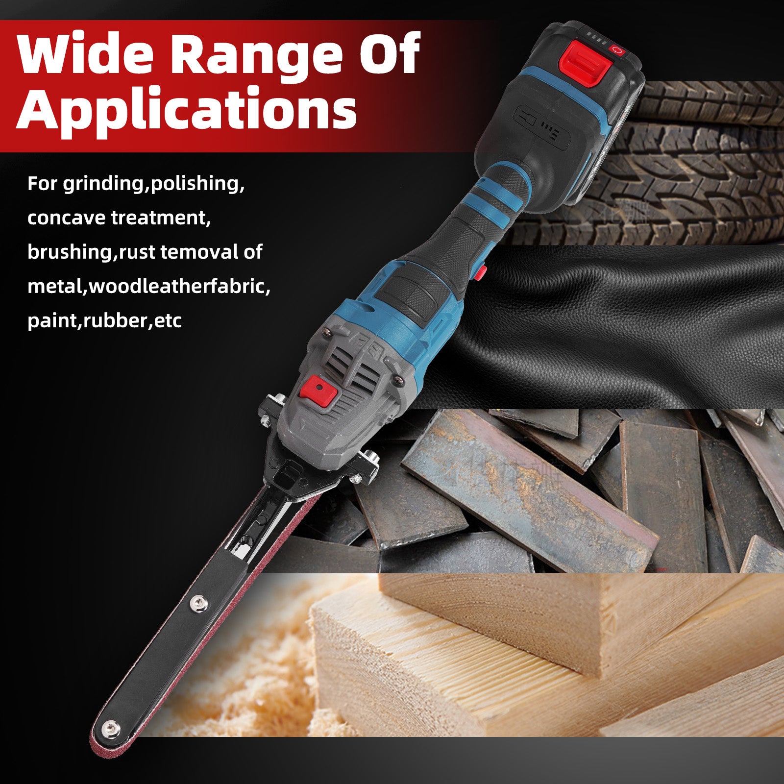 ONEVAN Angle Grinder to Belt Sander Conversion Kit – 10PCS