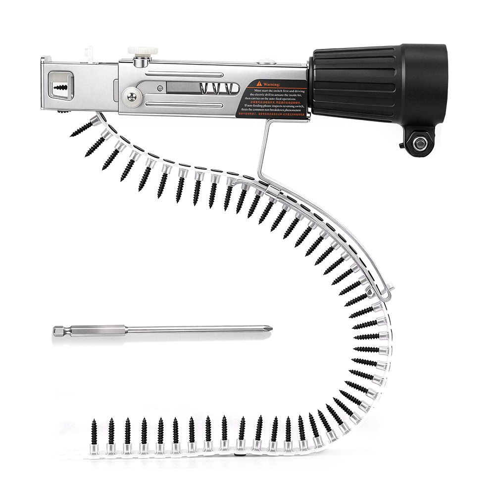 ONEVAN Collated Screw Gun Attachment with Adjustable Screw Depth & Length