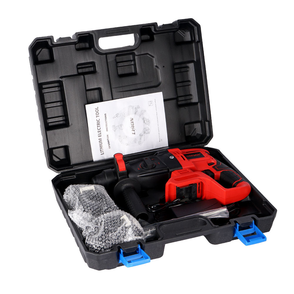 ONEVAN 26mm 2000W Brushless Cordless Electric Hammer Drill