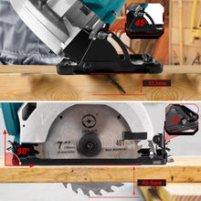 ONEVAN 180mm 7 Inch Brushless Cordless Electric Circular Saw