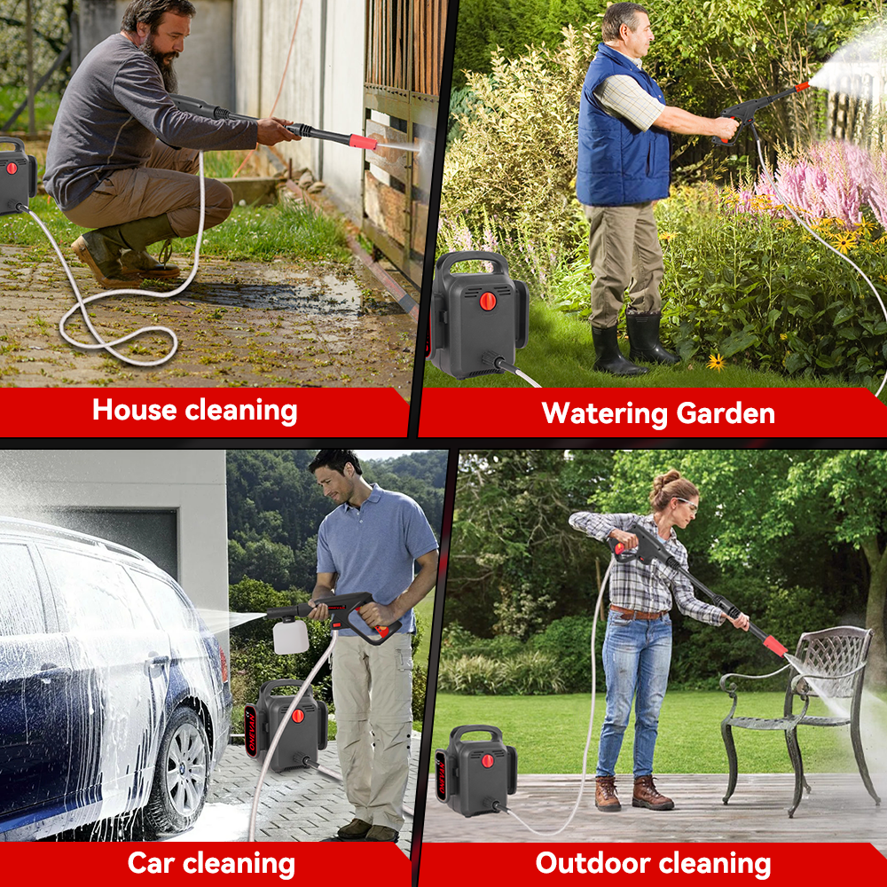 ONEVAN MINI 15Bar (218 PSI) Cordless Portable High-Pressure Washer | For Makita 18V Battery