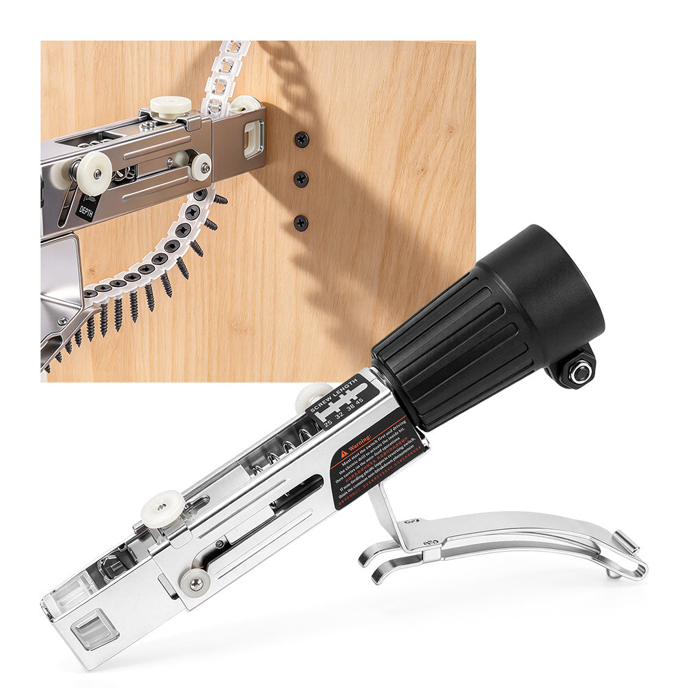 ONEVAN Collated Screw Gun Attachment with Adjustable Screw Depth & Length