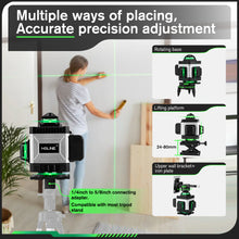 ONEVAN 16 Lines 4D Display Green Laser Level Auto Self Leveling