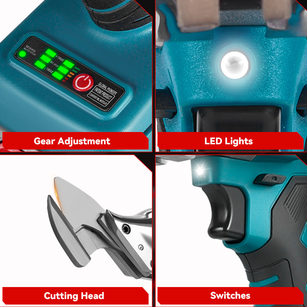 ONEVAN Cordless Electric Metal Shear | For Makita 18-21V Battery