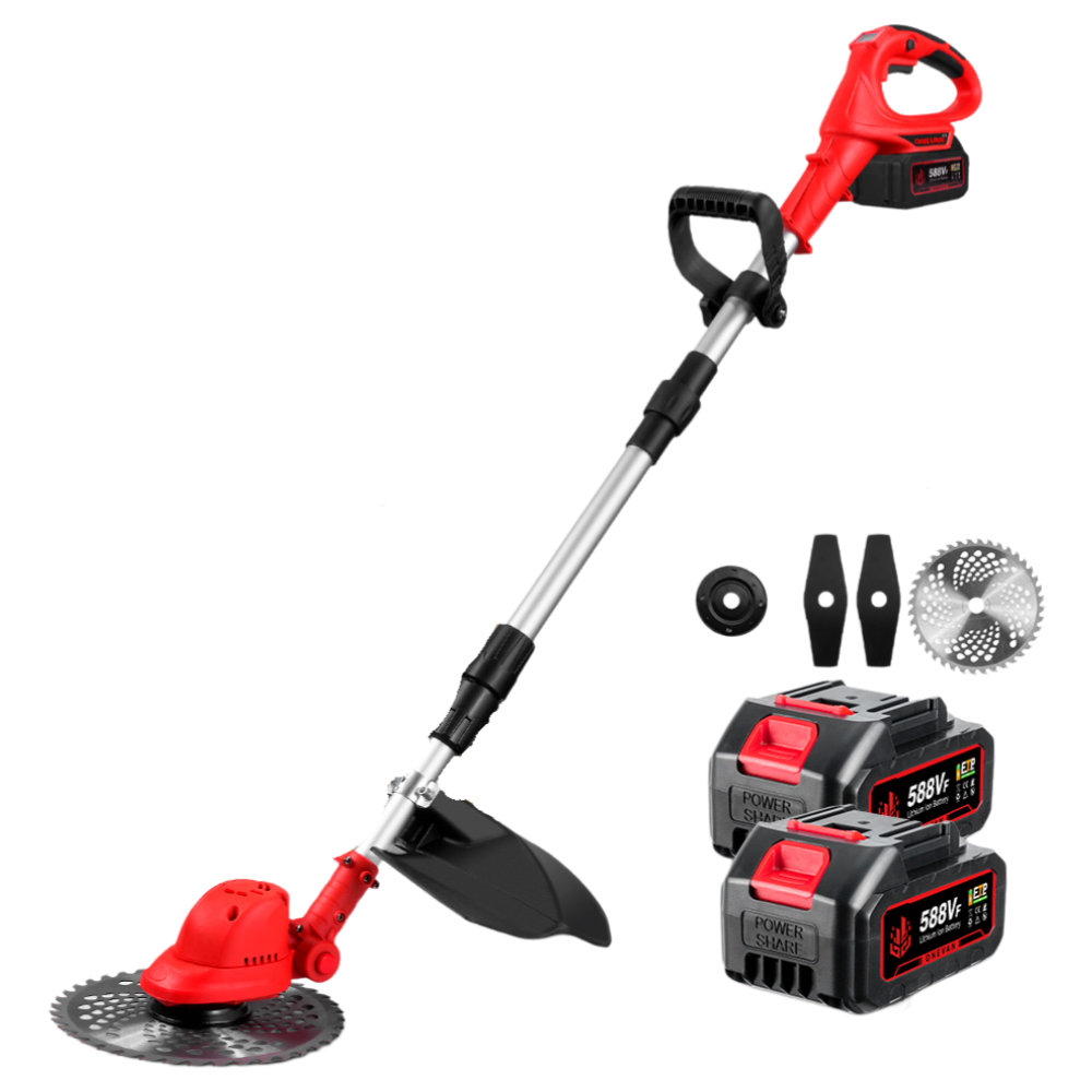 ONEVAN 4000W Battery String Trimmer Brushless Lawn Mower Foldable Brushcutter | For Makita 18V Battery