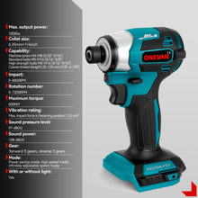 ONEVAN 1/4" 588N·m Brushless Cordless 5-speed Screwdriver | For Makita 18V Battery