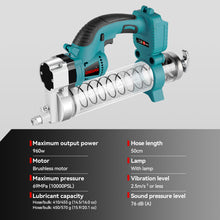 Pistola engrasadora eléctrica inalámbrica de alta presión para automóviles ONEVAN 10000PSL | Para batería Makita de 18 V