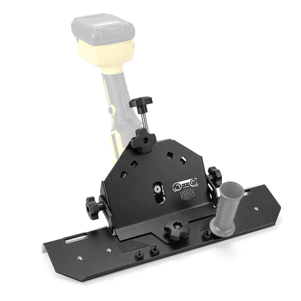 ONEVAN 45° Tile Edge Chamfering Guide – Adjustable Attachment for 115mm/125mm Angle Grinders