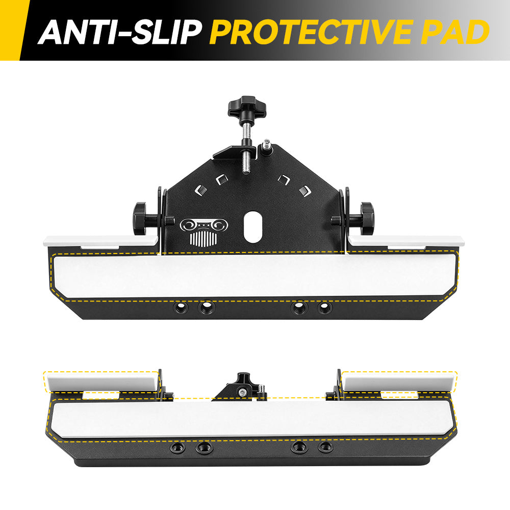 ONEVAN 45° Tile Edge Chamfering Guide – Adjustable Attachment for 115mm/125mm Angle Grinders