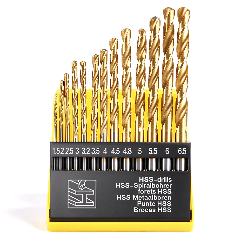 ONEVAN 99-Piece Titanium-Coated HSS Drill Bit Set for Wood, Plastic & Metal