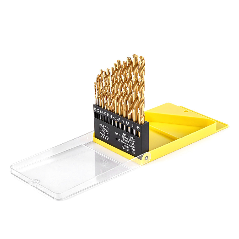 ONEVAN 99-Piece Titanium-Coated HSS Drill Bit Set for Wood, Plastic & Metal