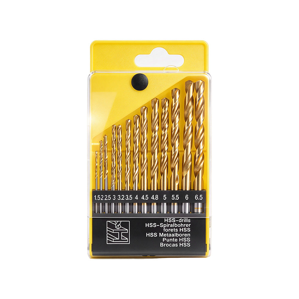 ONEVAN 99-Piece Titanium-Coated HSS Drill Bit Set for Wood, Plastic & Metal