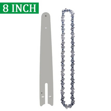 ONEVAN Set of steel chains and guides for electric saw 6/8 inches