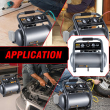 ONEVAN 1HP 1.6SCFM 10L Capacity Brushless Industrial Grade Oil-free High-pressure Air Compressor | For Makita 18v Battery