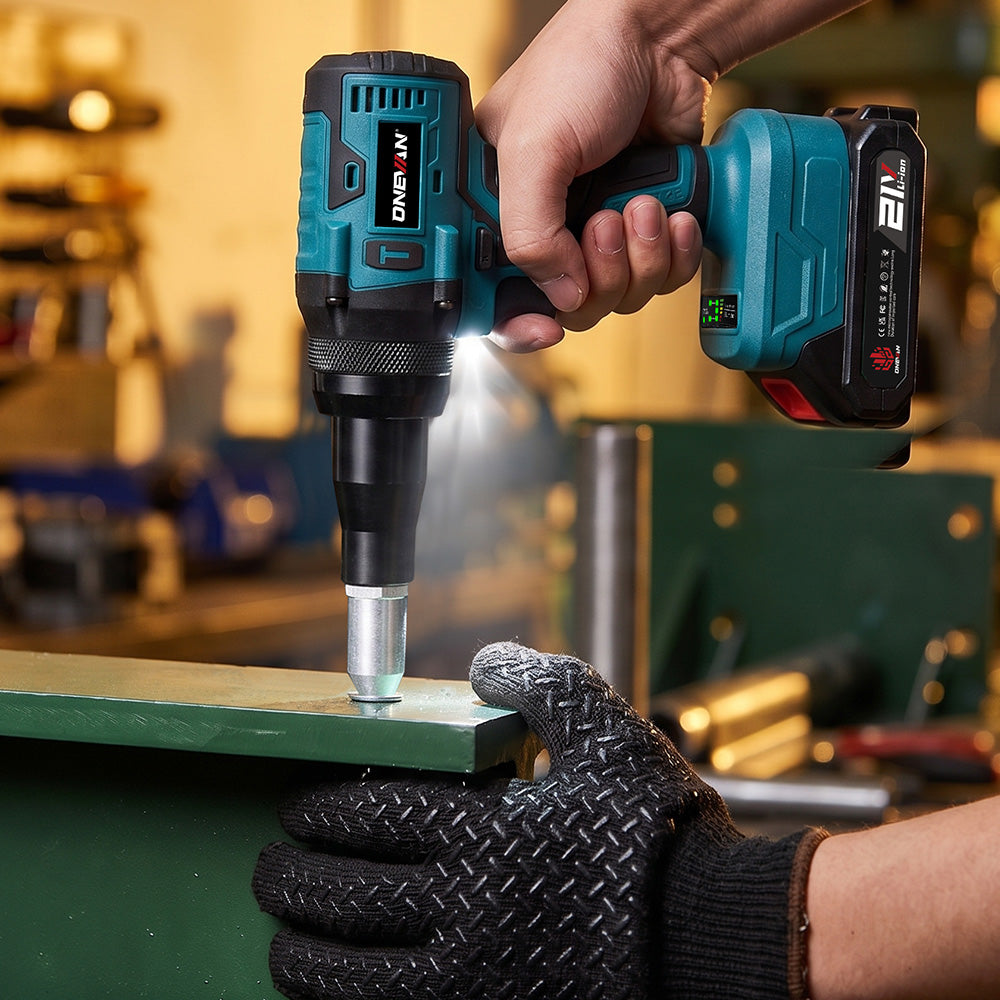 ONEVAN 2.4–4.8mm Cordless Rivet Gun Tool | For Makita 18V Battery