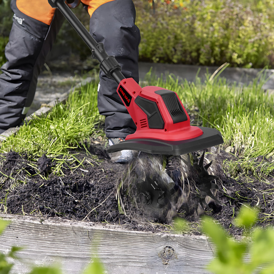 Garden Tiller Black And Decker Cultivator Battery Electric Tiller