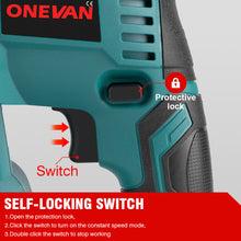 ONEVAN 35mm 15500VPM Electric Vibrator Concrete | For Makita 18V Battery