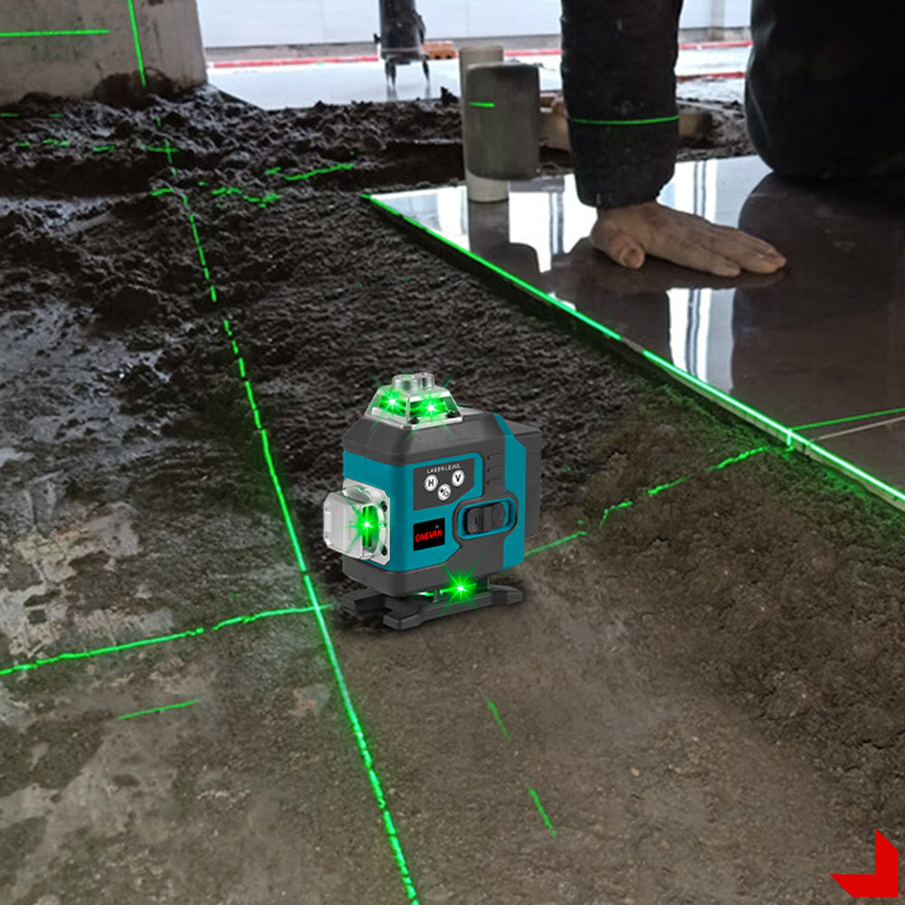 ONEVAN 16 Linien 4D-Laser Ebenen 360 Horizontale Vertikale Grüne Linie ONEVAN 16 Linien 4D-Laser Ebenen 360 Horizontale Vertikale Grüne Linie