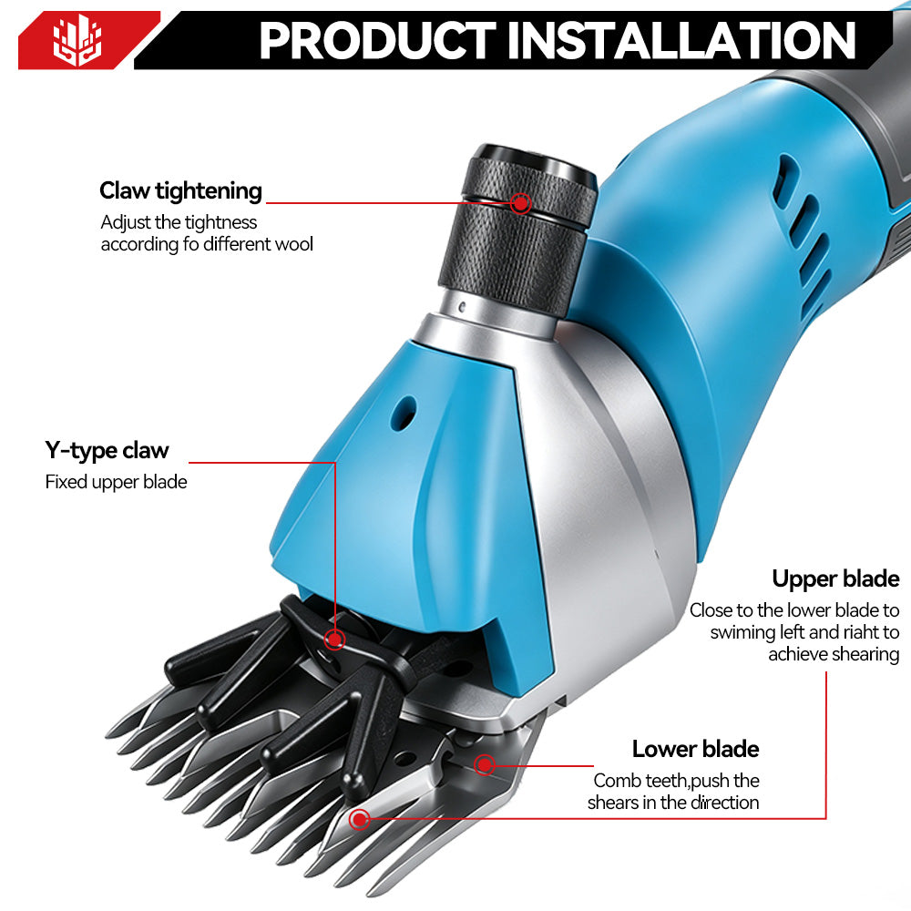 Pulidora de coches inalámbrica ONEVAN de 6" sin escobillas | Para batería Makita de 18 V-21 V