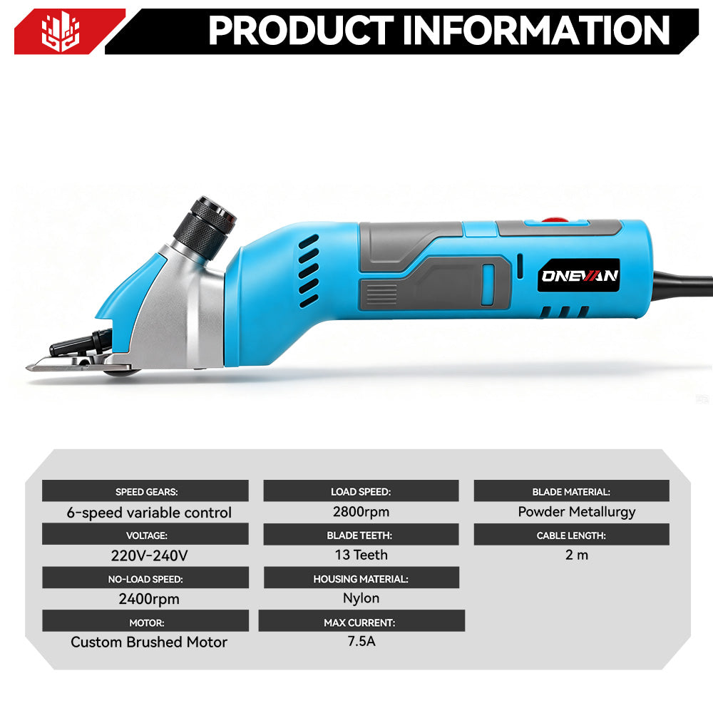 Pulidora de coches inalámbrica ONEVAN de 6" sin escobillas | Para batería Makita de 18 V-21 V
