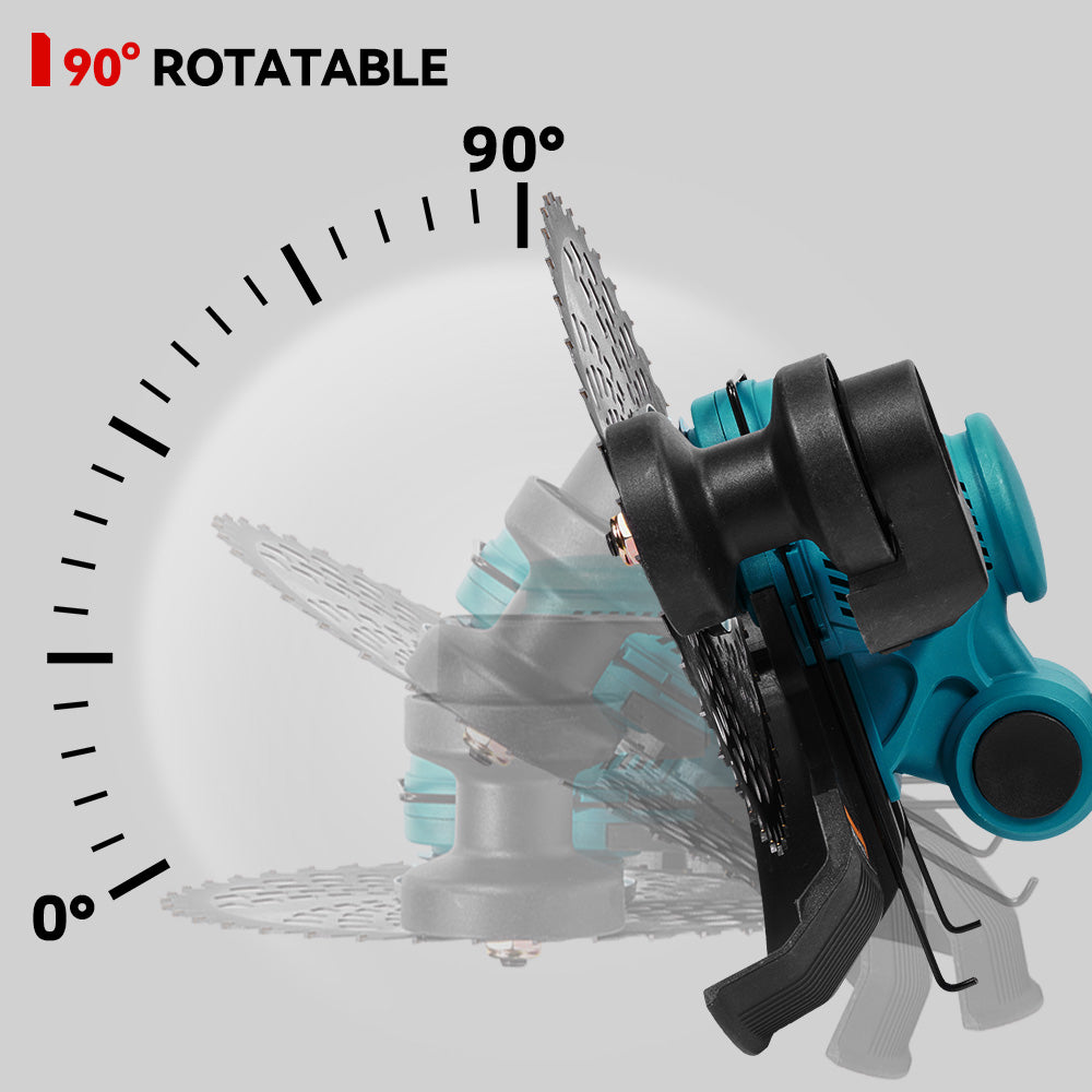 Cortadora de hilo a batería ONEVAN de 4000 W, sin escobillas, plegable | Compatible con batería Makita de 18 V