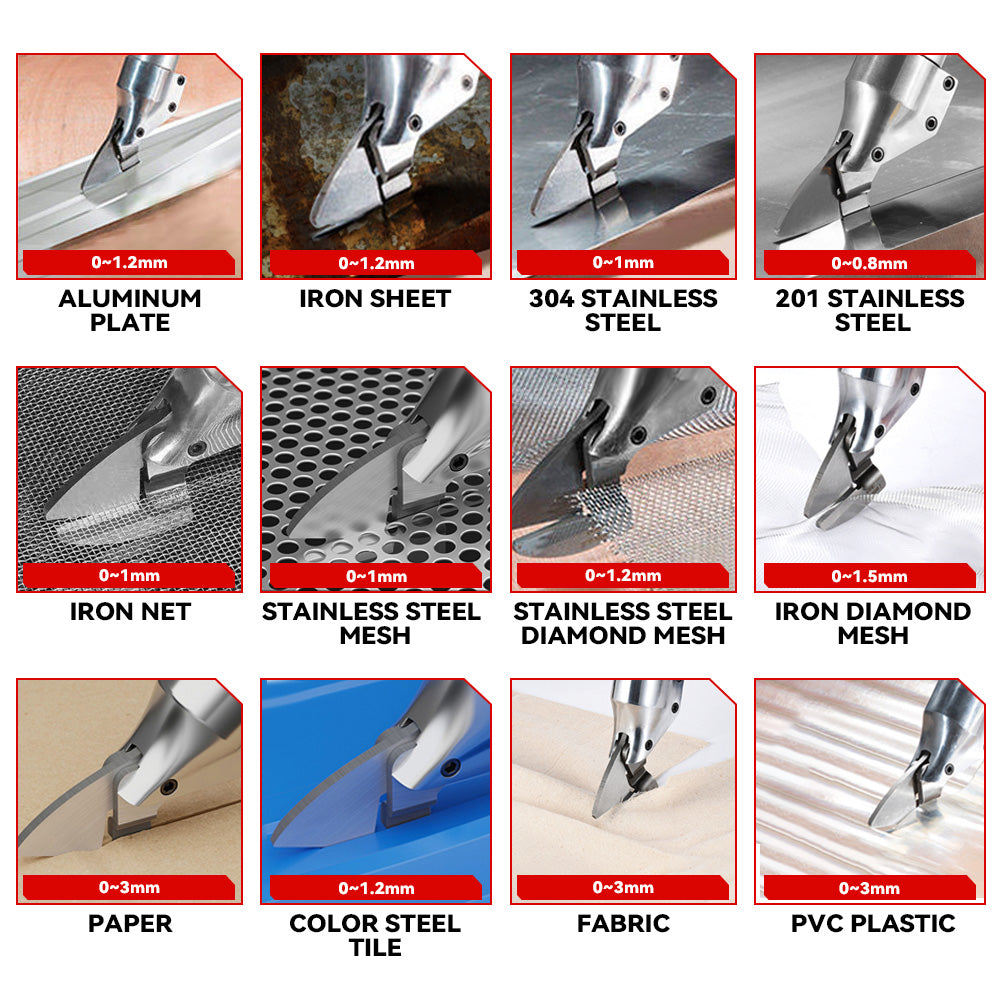 Tijeras metálicas inalámbricas eléctricas multiusos ONEVAN | Para batería Makita de 18V