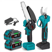 ONEVAN 6" Chainsaw & 25mm Pruner Brushless Cordless 2‑Pc. Combo Kit 6.0Ah