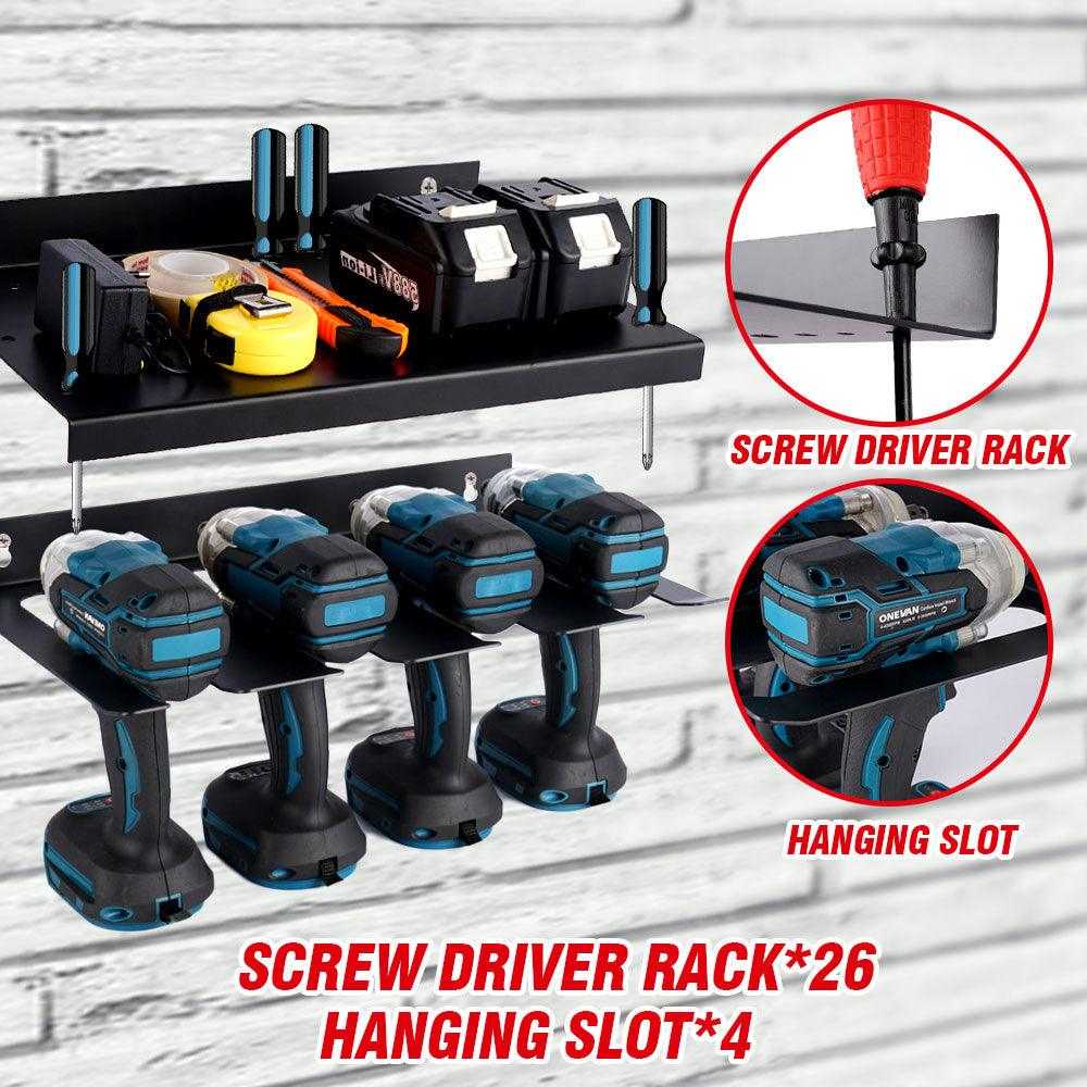Onevan Tool Rack ONEVAN Cordless Power Tool Organizer Rack