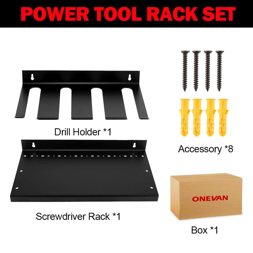 Onevan Tool Rack ONEVAN Cordless Power Tool Organizer Rack