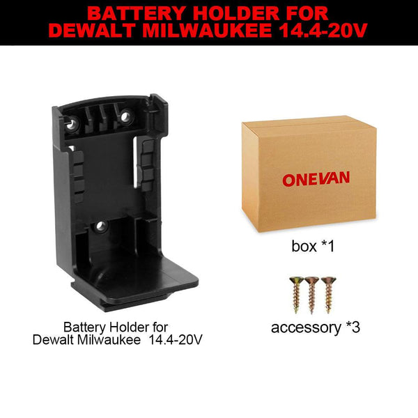ONEVAN 2 In 1 Power Tool Holder Battery Mount Hanger Case
